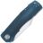 Нож Petrified Fish Victor Satin сталь K110 рукоять Blue Micarta