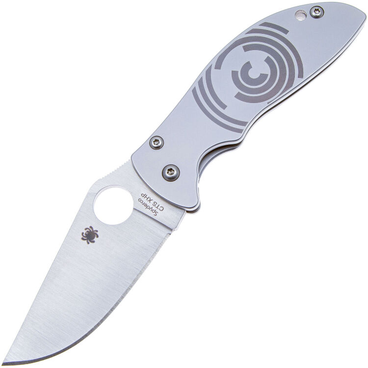 Нож Spyderco Foundry сталь CTS-XHP рукоять BioBlu 27 Alloy (C160P)