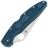 Нож Spyderco Police 4 LTW Serrated сталь K390 рукоять Blue FRN (C07FS4K390)
