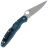 Нож Spyderco Police 4 LTW Serrated сталь K390 рукоять Blue FRN (C07FS4K390)