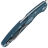 Нож Spyderco Police 4 LTW Serrated сталь K390 рукоять Blue FRN (C07FS4K390)