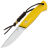 Нож 7 Ножей Клык малый сталь N690 рукоять Yellow G10