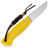 Нож 7 Ножей Клык малый сталь N690 рукоять Yellow G10