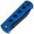 Нож QSP Canary Folder blackwash сталь 14C28N рукоять Blue G10 (QS150-I2)
