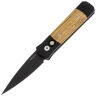 Нож Pro-Tech Godson DLC сталь 154CM рукоять Black Aluminium/Olive Wood (707-Olive)