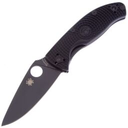 Нож Spyderco Tenacious LTW Black сталь 8Cr13MoV рукоять Black FRN (C122PBBK)