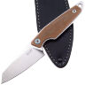 Нож MKM Makro 2 сталь M390 рукоять Natural Canvas Micarta (MA02-NC)