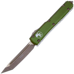 Нож Microtech Ultratech T/E Bronze Apocalyptic сталь M390 рукоять Olive Drab Aluminium (123-13APOD)