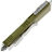 Нож Microtech UTX-85 T/E stonewash сталь M390 рукоять OD Green Aluminum (233-10OD)