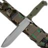 Нож Kizlyar Supreme Survivalist-X сталь D2 Tacwash рукоять Green G10