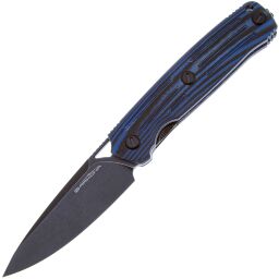 Нож Arkona Nettle F blackwash сталь N690 рукоять микарта blue-grey