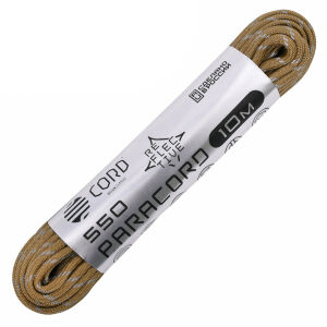 Паракорд CORD 550 световозвращающий Coyote 10м 