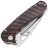 Нож Tenable Bömbur stonewash сталь D2 рукоять Black/Red G-mascus