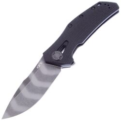 Нож ZT 0308BLKTS сталь CPM-20CV Tiger Stripe DLC рукоять Ti/ G10