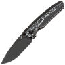 Нож Kansept Raven blackwash сталь 20CV рукоять Blackwash Titanium/White Nebula Carbon Fiber