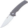 Нож Sencut Serene satin сталь D2 рукоять Gray Aluminium (S21022B-3)