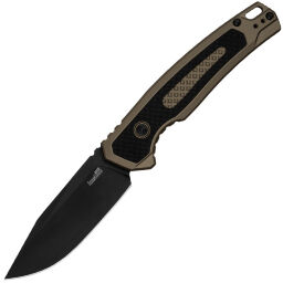Нож Kershaw Launch 21 black PVD сталь CPM-M4 рукоять Flat Dark Earth Aluminum/G10 (7106)