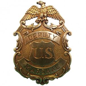 Значок Deputy U.S. Marshal DE-112-L  (D7/112L)