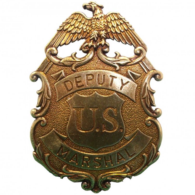 Значок Deputy U.S. Marshal DE-112-L