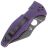 Нож Spyderco Yojimbo 2 DLC cталь Cru-Wear рукоять Purple G10 (C85GPPRBK2)