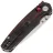Нож Tenable Raven stonewash сталь 14C28N рукоять Black/Red G-mascus