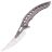 Нож Rike Knife Alien 4 сталь Damasteel рукоять Dark Grey Ti