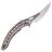 Нож Rike Knife Alien 4 сталь Damasteel рукоять Dark Grey Ti