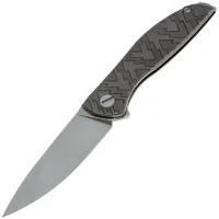 Нож Shirogorov NeOn Forest-Home Edition сталь Elmax рукоять Gray Titanium