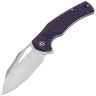 Нож CIVIVI BullTusk satin сталь 14C28N рукоять Purple Canvas Micarta (C23017-3)