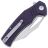 Нож CIVIVI BullTusk satin сталь 14C28N рукоять Purple Canvas Micarta (C23017-3)