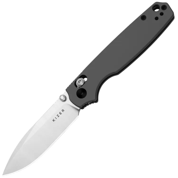 Нож Kizer Pokiman CD satin сталь AEB-L рукоять Gray Aluminium