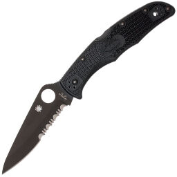 Нож Spyderco Endura 4 Black PS сталь VG-10 рукоять Black FRN (C10PSBBK)