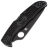 Нож Spyderco Endura 4 Black PS сталь VG-10 рукоять Black FRN (C10PSBBK)