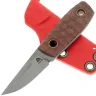 Нож PhantomTools Puukko XS сталь M390 рукоять Red linen Micarta