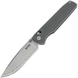 Нож SRM Terrier beadblast сталь 140Cr Laminated рукоять Grey G10 (258L-GK2)