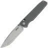 Нож SRM Terrier beadblast сталь 140Cr Laminated рукоять Grey G10 (258L-GK2)