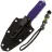 Нож 7 Ножей Страйт сталь N690 рукоять Violet G10