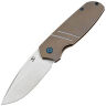 Нож Kansept Turaco satin сталь S35VN рукоять Bronze Titanium