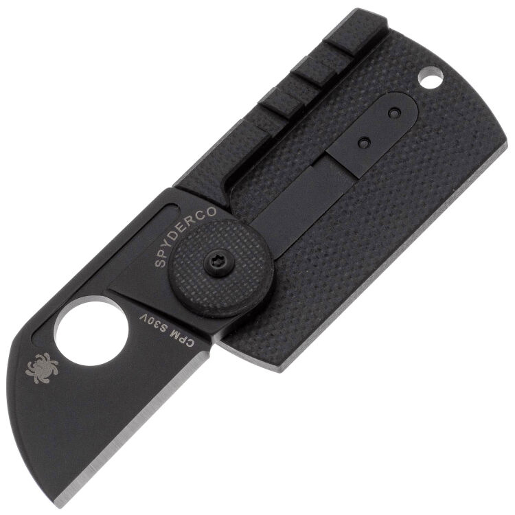 Нож Spyderco Dog Tag сталь S30V рукоять Carbon Fiber/G10 (C188CFBBKP)
