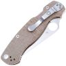 Нож Spyderco Paramilitary 2 сталь Cru-Wear рукоять Brown Canvas Micarta (C81MPCW2)