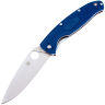 Нож Spyderco Resilience LTW сталь S35VN рукоять Blue FRN (C142PBL)