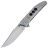Нож WE Knife Ezinta beadblast сталь M390 рукоять Bead Blasted Titanium (WE22041-2)