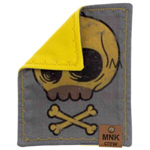 Хэнк мини (платок) MonkeyCREW Yellow skull 13*16см 