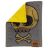 Хэнк мини (платок) MonkeyCREW Yellow skull 13*16см