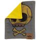 Хэнк мини (платок) MonkeyCREW Yellow skull 13*16см 