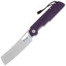 Нож SHOOZIZ XUN119A сталь D2 рукоять Purple G10