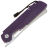 Нож SHOOZIZ XUN119A сталь D2 рукоять Purple G10