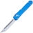 Нож Microtech Ultratech T/E Satin сталь M390 рукоять Blue Aluminium (123-4BL)