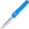 Нож Microtech Ultratech T/E Satin сталь M390 рукоять Blue Aluminium (123-4BL)