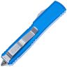 Нож Microtech Ultratech T/E Satin сталь M390 рукоять Blue Aluminium (123-4BL)